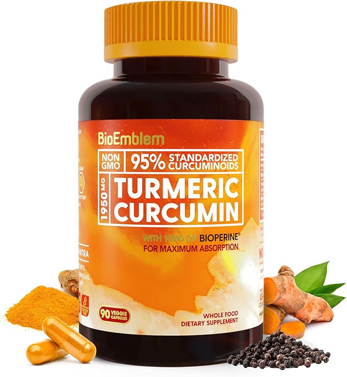🗽Curcumin de BioEmblem importado de EE.UU: Limpia, desinflama y protege tu cuerpo desde la primera semana