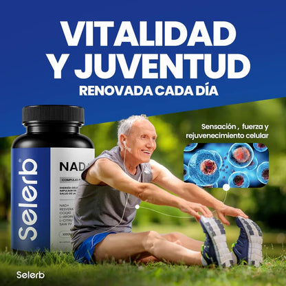 💊Selerb NAD+ 60 capsulas l Apoya tu energía celular y muévete con más libertad💊