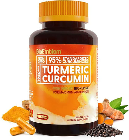 🗽Curcumin de BioEmblem importado de EE.UU: Limpia, desinflama y protege tu cuerpo desde la primera semana