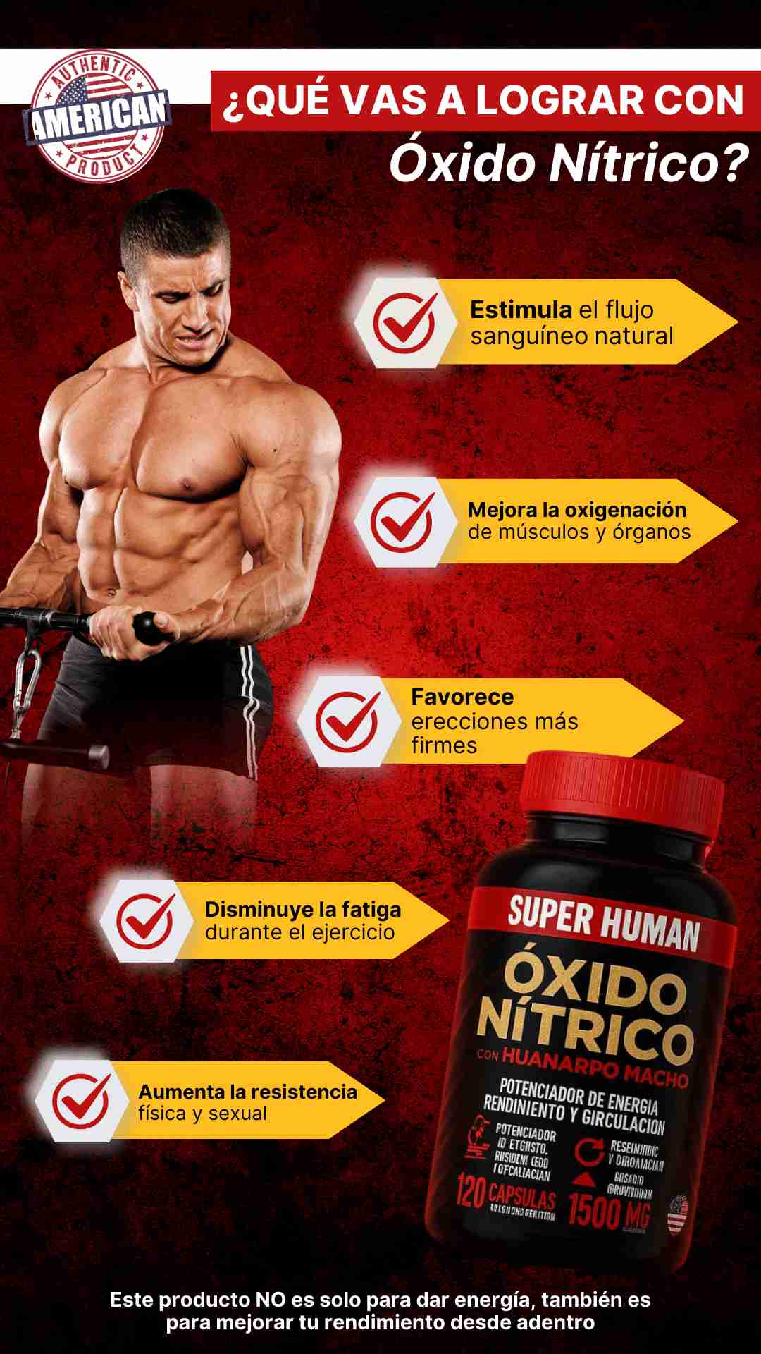 🌱Aumenta el flujo sanguíneo, mejora el rendimiento, acelera la recuperación con OXIDO NITRICO.🌱