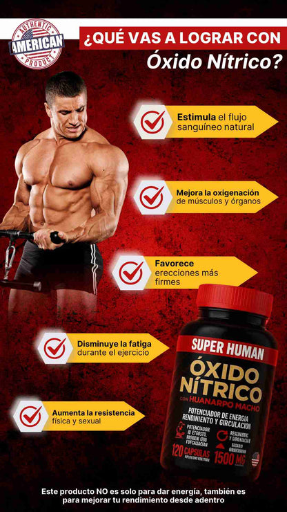 🌱Aumenta el flujo sanguíneo, mejora el rendimiento, acelera la recuperación con OXIDO NITRICO.🌱