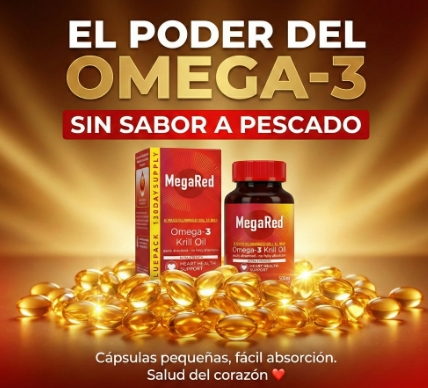 🌱 Recupera tu movilidad naturalmente MEGARED OMEGA-3 KRILL OIL 🌱